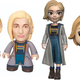 From left to right: Titan Kawaii 13th Doctor, Titans 13th Doctor, Rock Candy 13th Doctor, and then, of course, Funko Pop 13th Doctor.